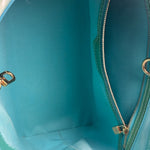 Louis Vuitton Vintage Teal Monogram Vernis Wilshire PM Tote