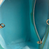 Louis Vuitton Vintage Teal Monogram Vernis Wilshire PM Tote