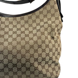 Gucci Brown GG Canvas Hobo Shoulder Bag