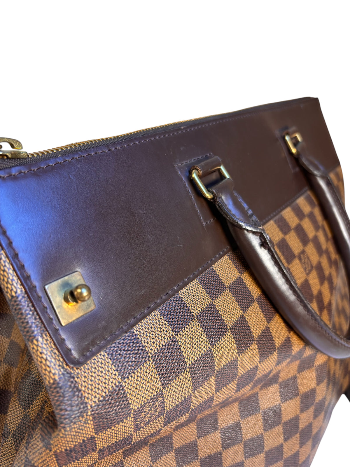 Louis Vuitton Damier Ebene Greenwich Handbag GM