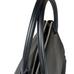 Celine Black Leather/Suede Trapeze Medium Handbag