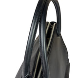 Celine Black Leather/Suede Trapeze Medium Handbag