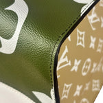 Louis Vuitton Khaki/Green OnTheGo GM Tote
