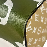 Louis Vuitton Khaki/Green OnTheGo GM Tote