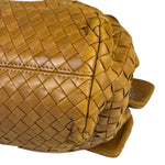 Bottega Veneta Tan Brown Intrecciato Shoulder Bag