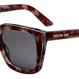 Christian Dior Amaranth Blue Tortoise Sunglasses
