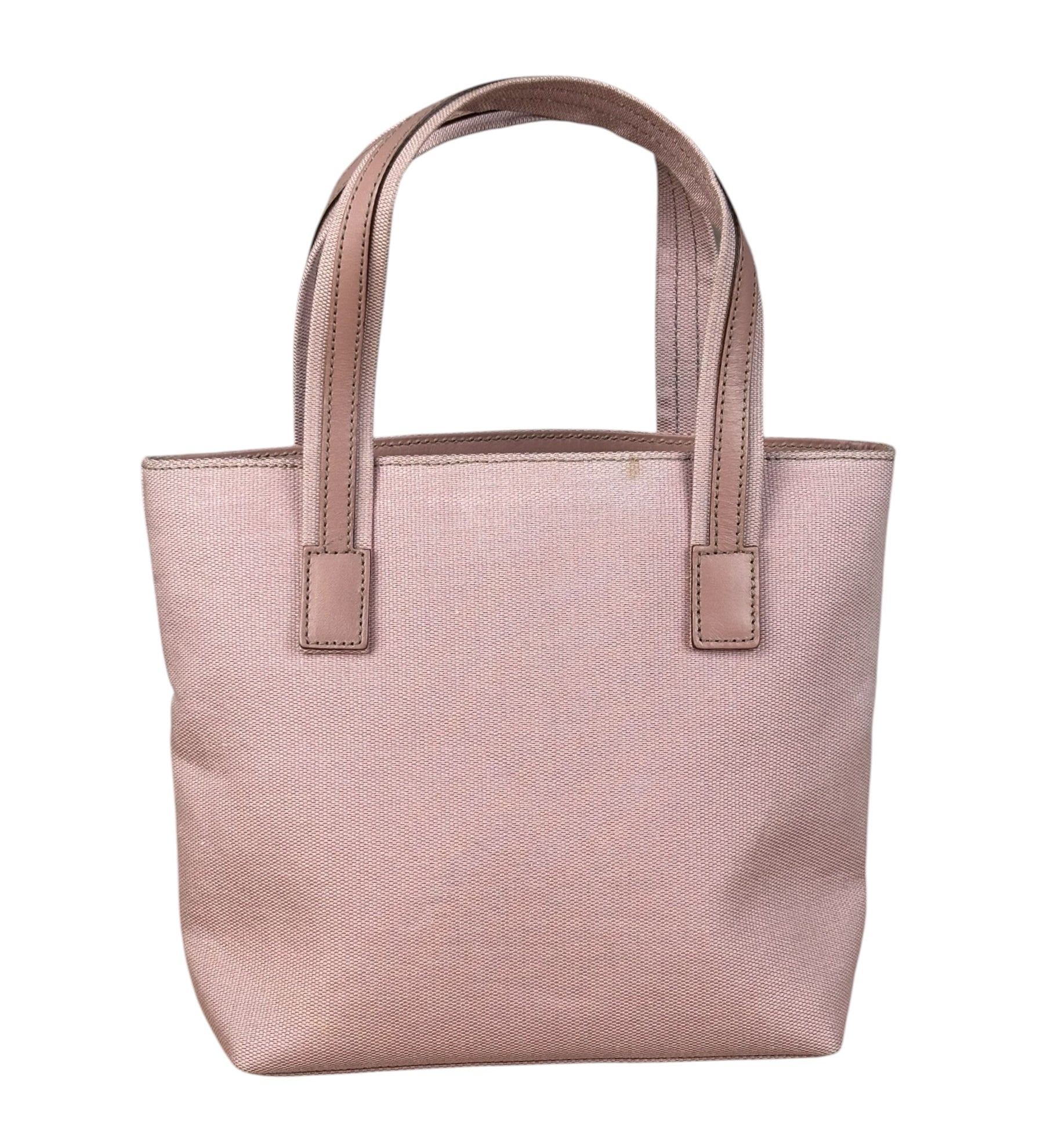 Gucci Pink Vintage Canvas Mini Tote Handbag