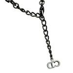Christian Dior Silver-Tone Pendant Necklace