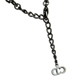 Christian Dior Silver-Tone Pendant Necklace