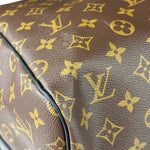 Louis Vuitton Black/Brown Monogram Keepall 55