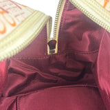 Burberry Blue Label Pink Multi Logo Bowler Bag
