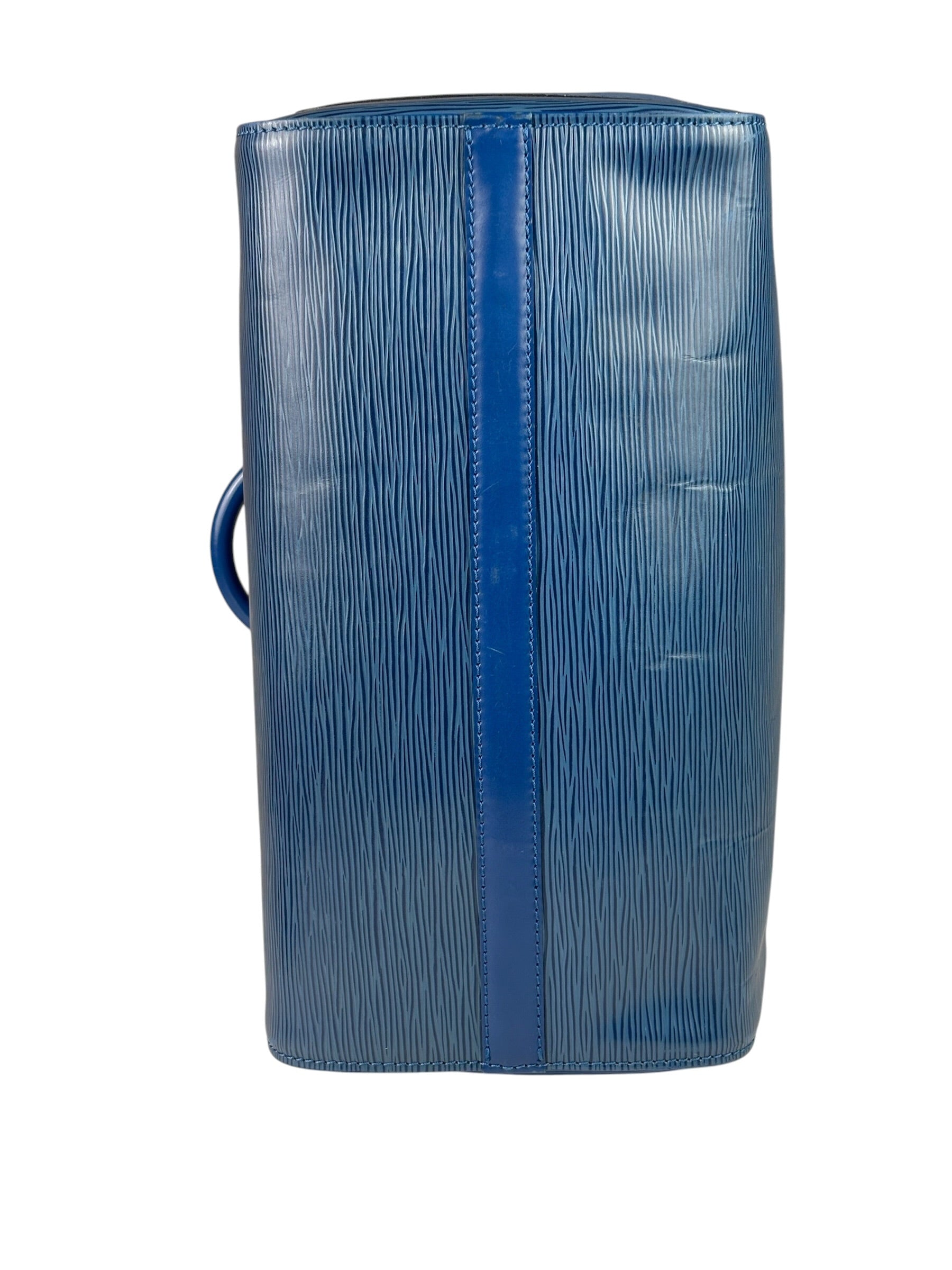 Louis Vuitton Blue Epi Leather Speedy 30