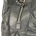 Chanel Grey Iridescent Quilted Leather Chic Bowling Shoulder Bag 2010