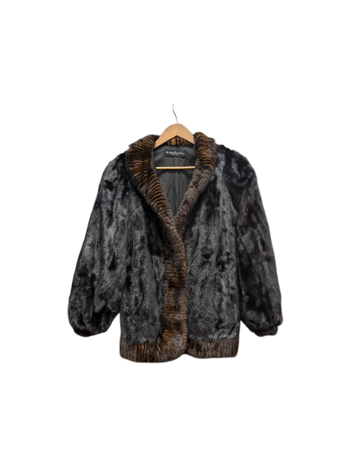 Vintage Maple Queens Dark Brown Mink Fur