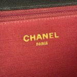 Chanel Vintage Black Cotton Quilted Flap Bag
