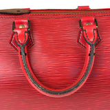 Louis Vuitton Red Epi Leather Speedy 25