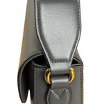 Gucci Grey Leather 1955 Horsebit Shoulder Bag