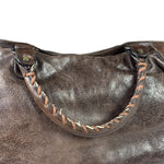 Balenciaga Brown Leather Medium Le City Two-Way Bag