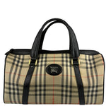 Burberry Vintage Haymarket House Small Boston Bag