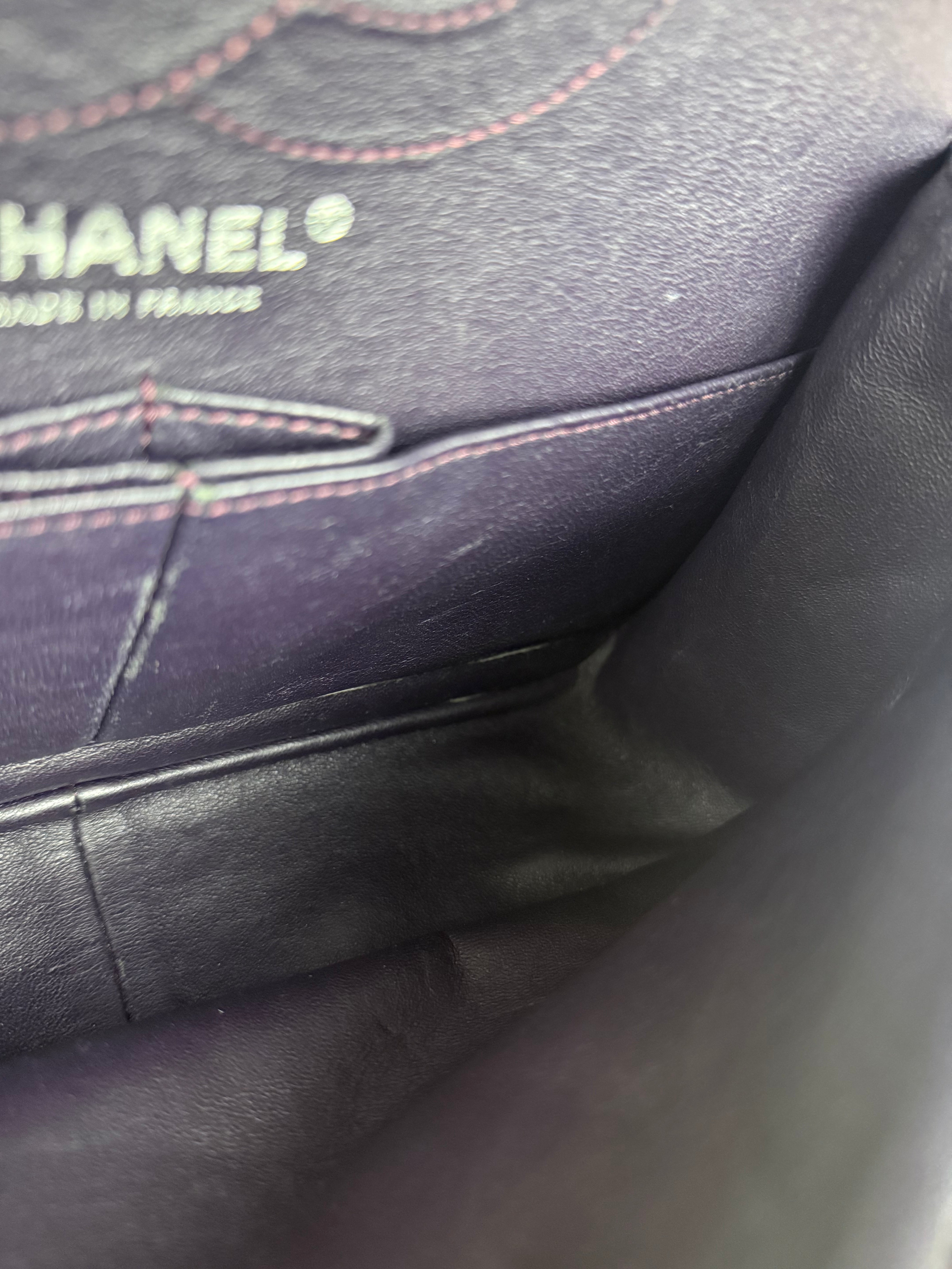 Chanel Purple Quilted 2.55 Reissue Double Flap Bag 2012