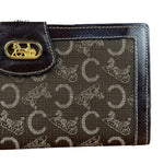 Celine Vintage Macadam Long Wallet Brown