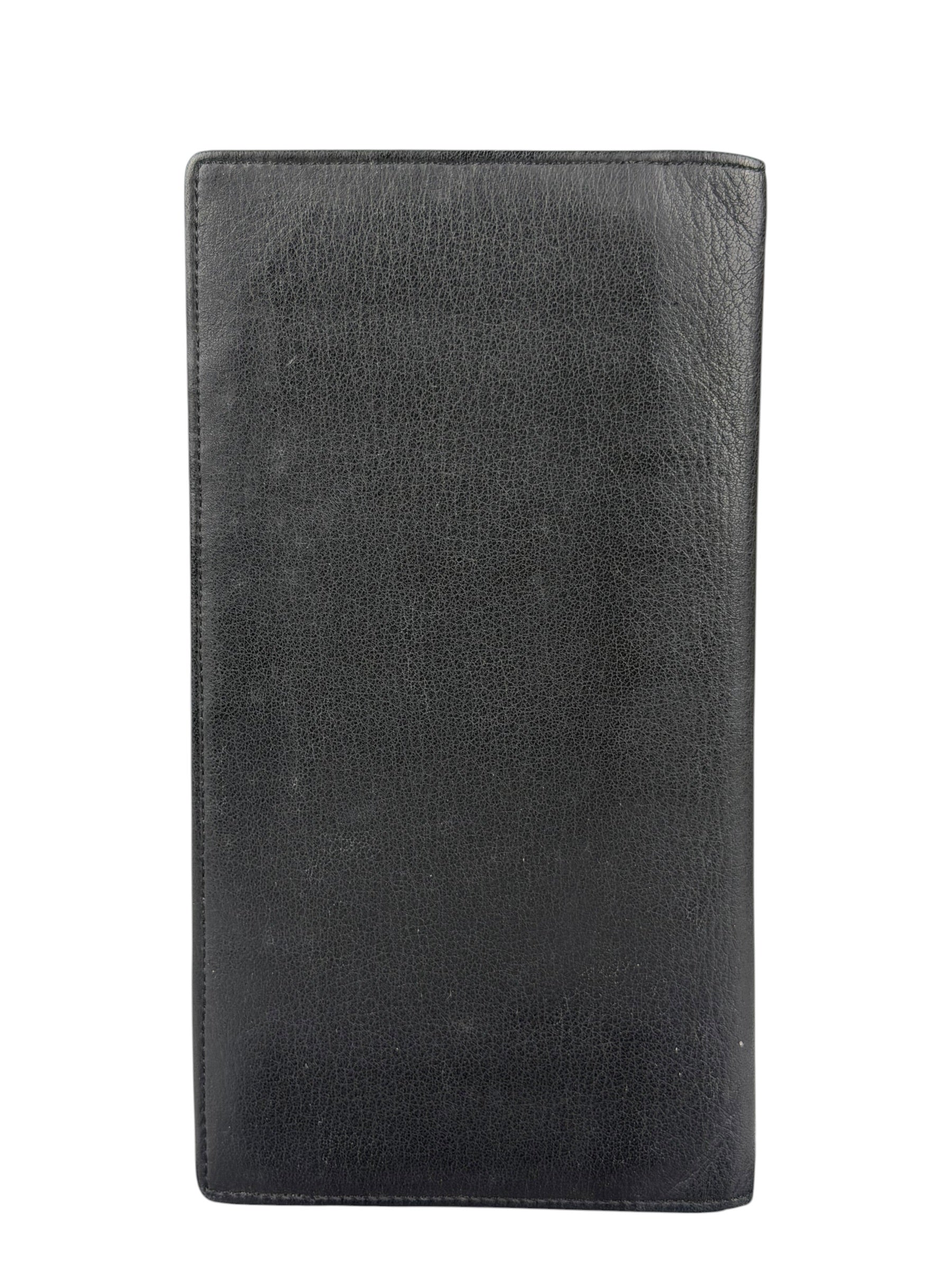 Gucci GG Black Leather Marmont Long Wallet