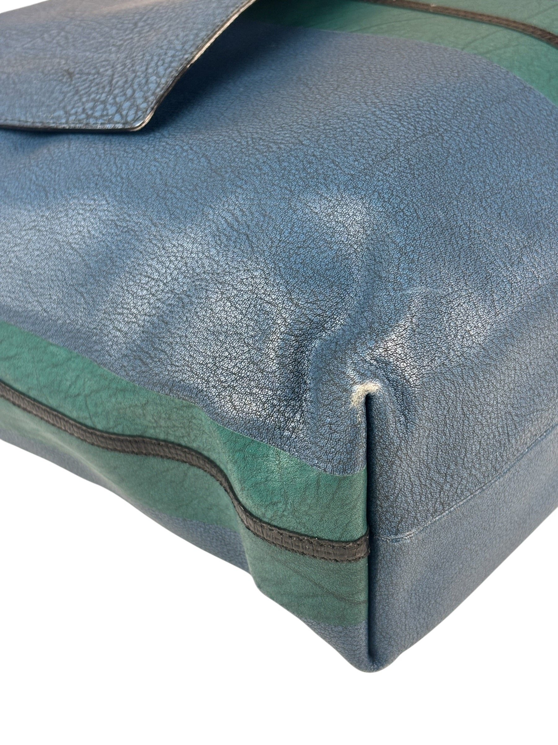 Bottega Veneta Navy Blue Messenger Bag