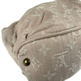 Louis Vuitton Vintage Rose Pink Monogram Denim Slightly Hobo Bag