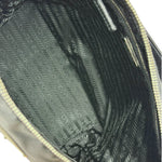 Prada Black Leather Trim/Tessuto Nylon  Shoulder Bag