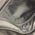 Gucci Black Canvas Flap Messenger Bag