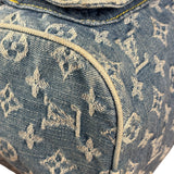 Louis Vuitton Vintage Denim Leather Trim Monogram Neo Speedy 30
