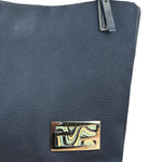 Fendi FF Wave Canvas Shoulder Tote