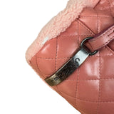 Chanel Paris-Salzburg Pink Shearling Mountain Backpack 2015