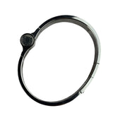 Hermes Palladium Plated Charniere Enamel Bangle PM
