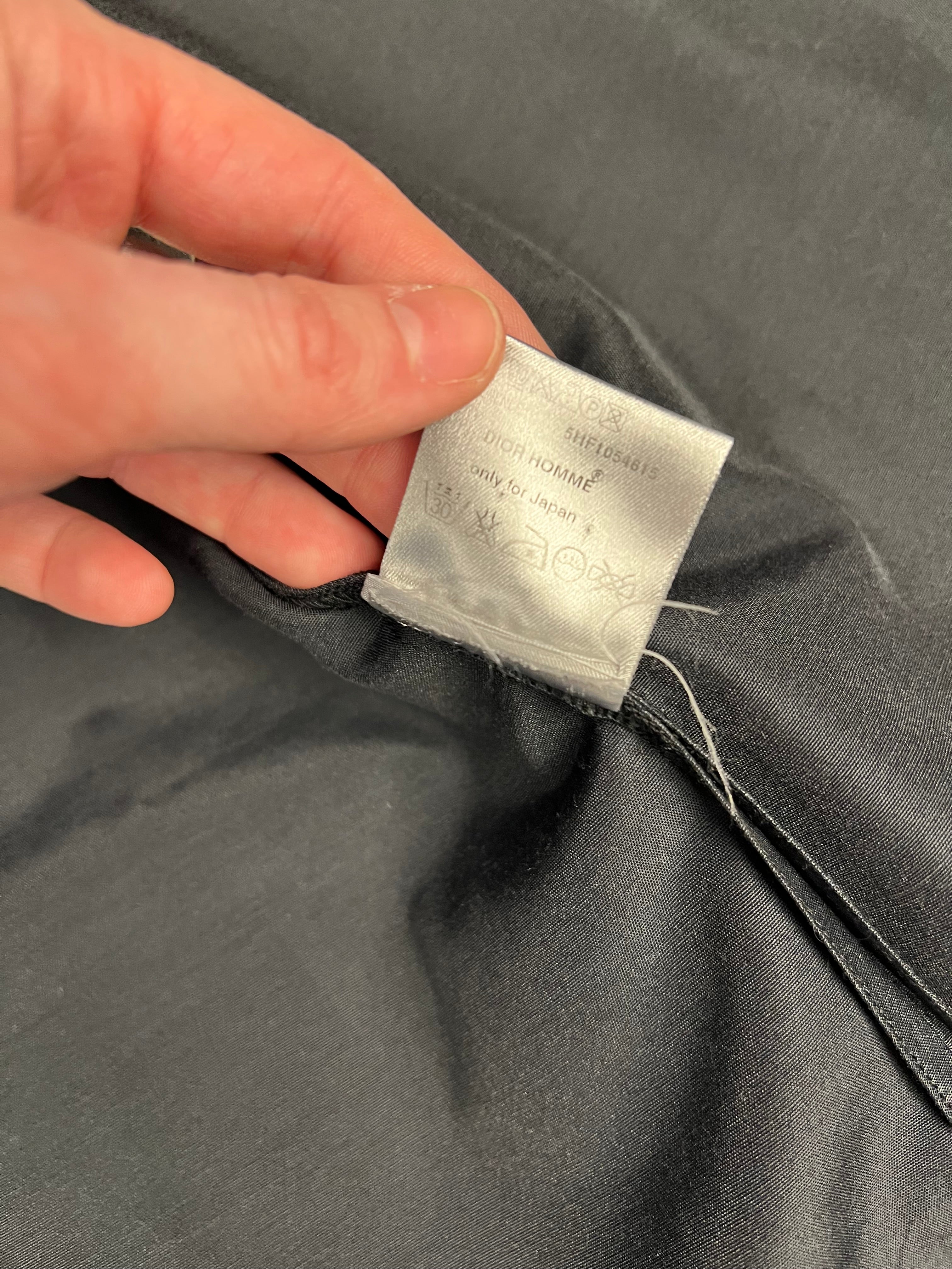 Christian Dior Bee Black Polyester Button-Up Shirt