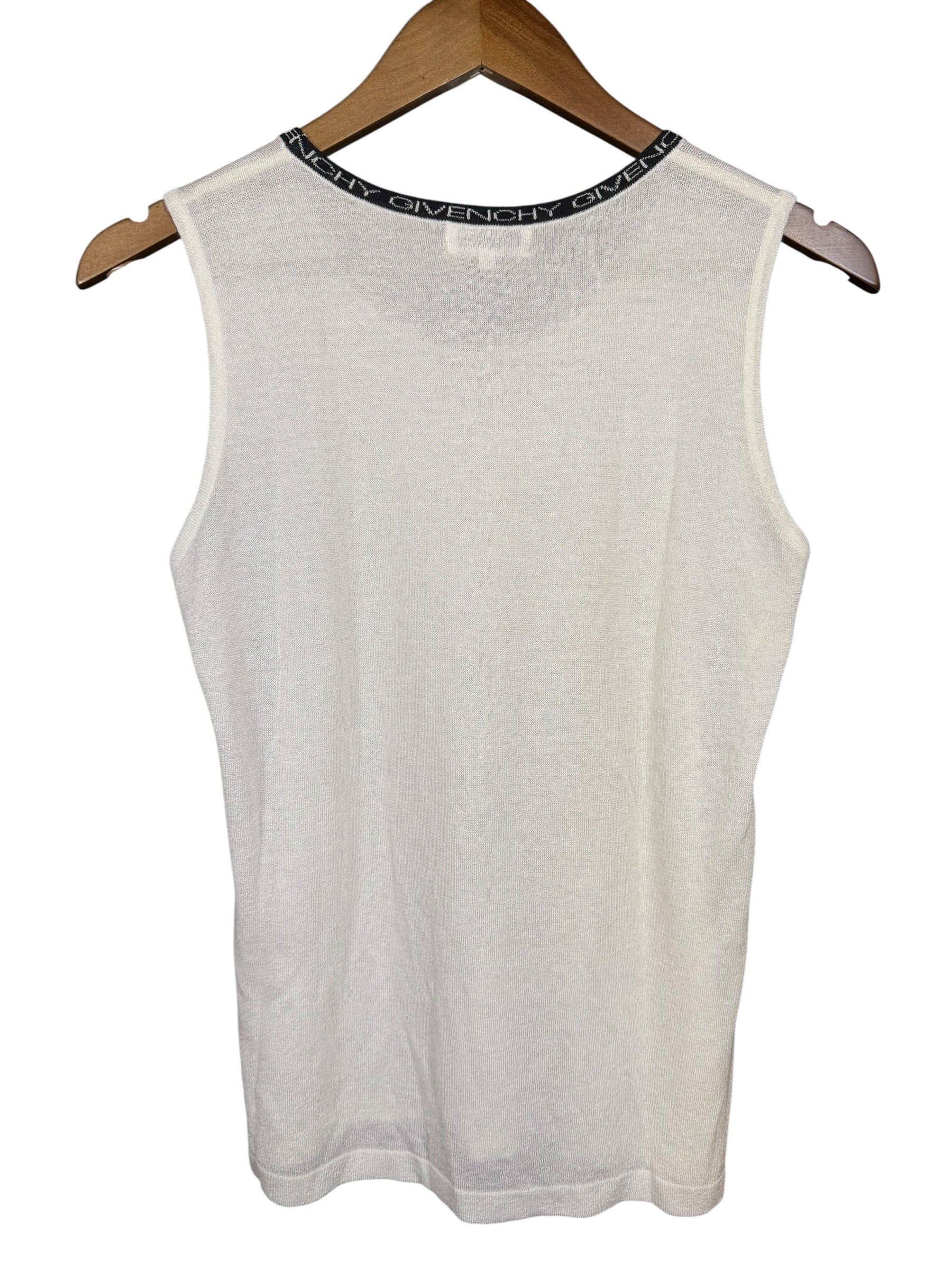 Givenchy Vintage Logo Sleeveless Top