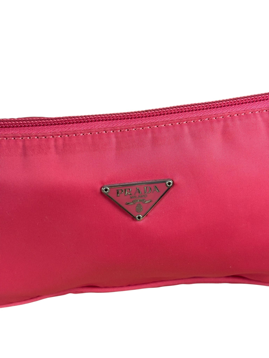 Prada Pink Tessuto Nylon Pochette