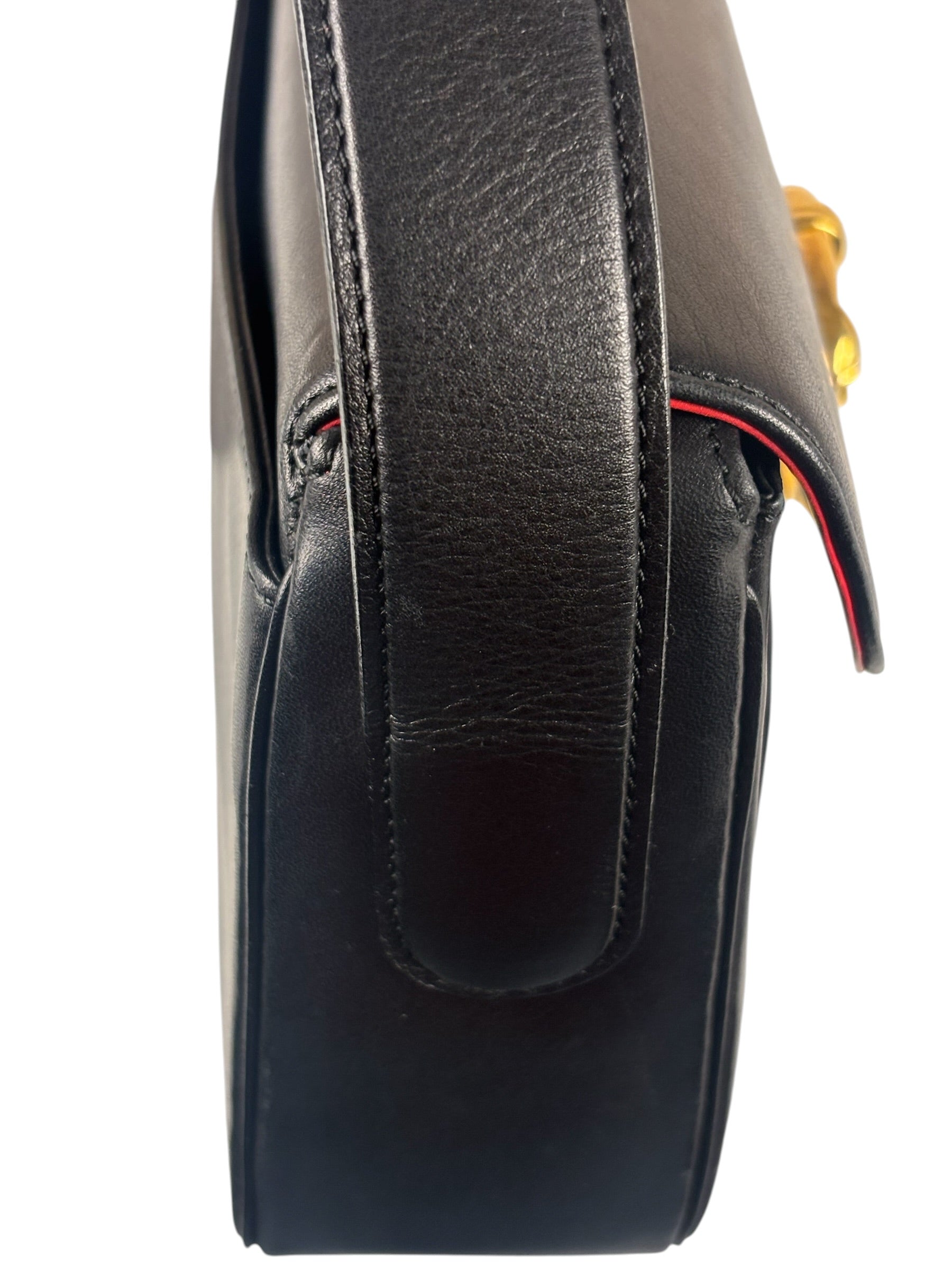 Cartier Must De Vintage Black Panthere Shoulder Bag