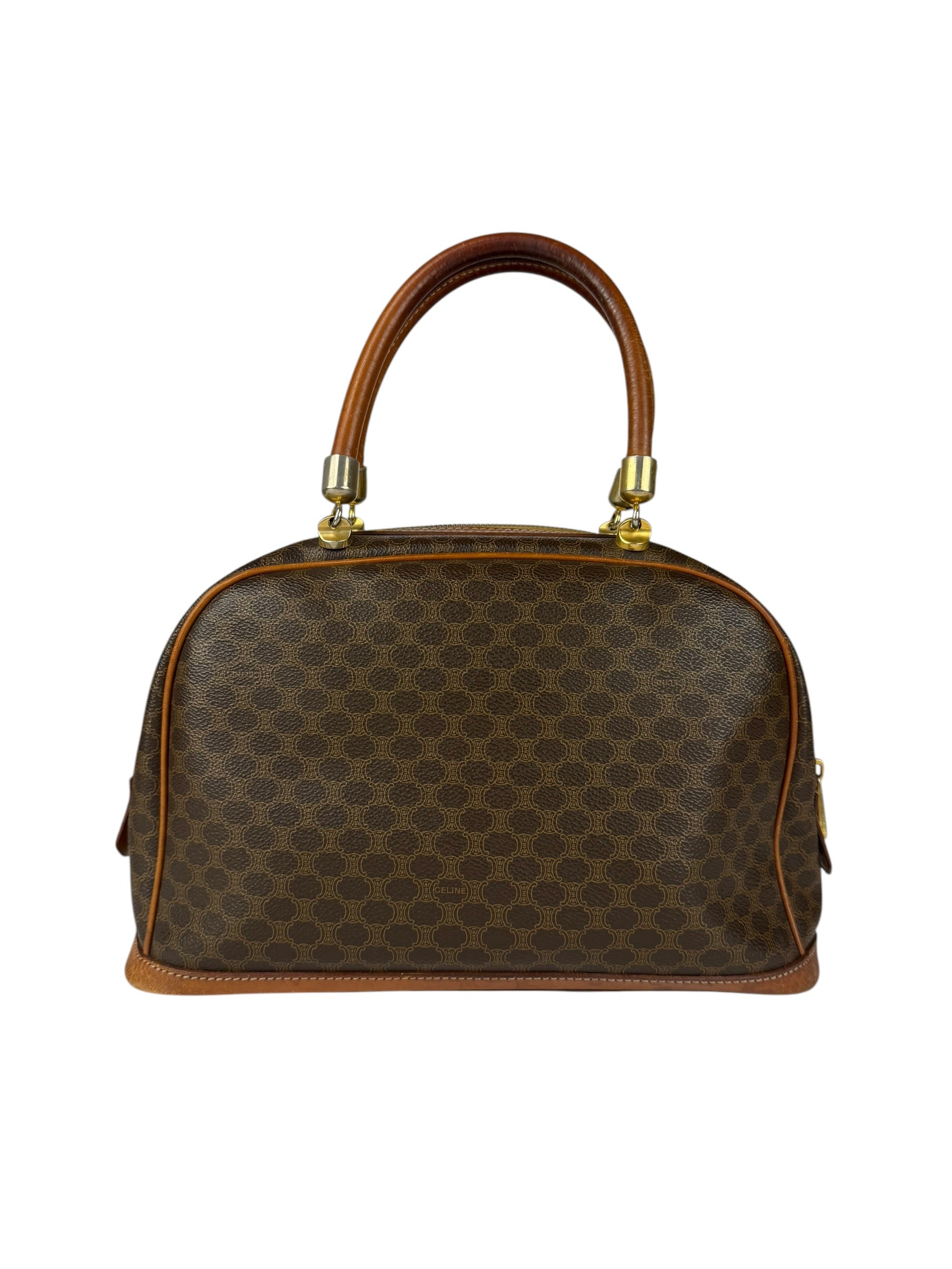 Celine Vintage Macadam Top Handle Bag