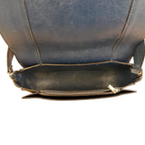 Celine Blue/Plum Leather Medium Frame Shoulder Bag