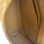 Chanel Caramel Brown Quilted Lambskin Large Shoulder Bag 2009