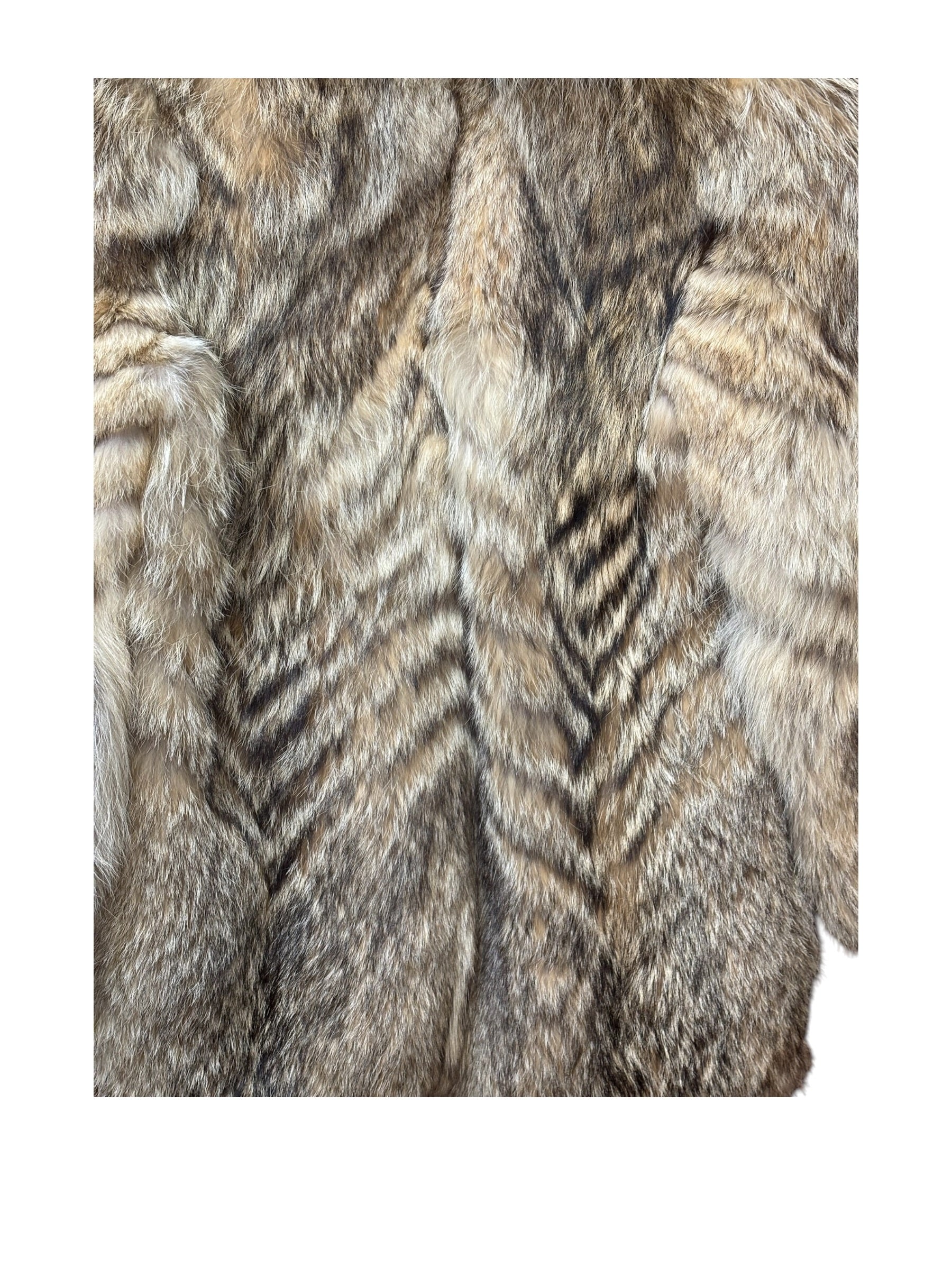 Vintage Brown Fox Fux Coat