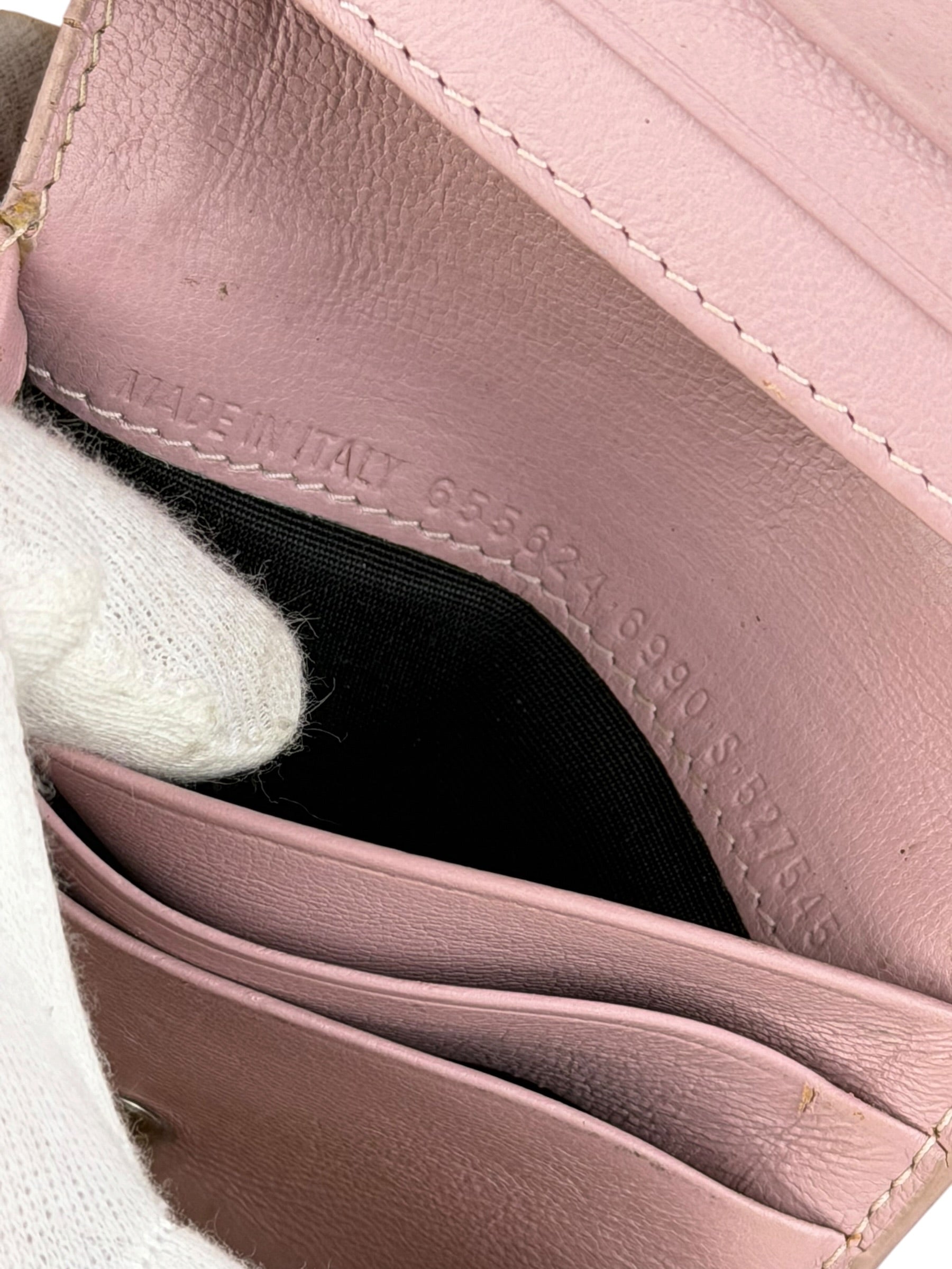 Balenciaga Power Pink Cash/Coin/Card Flap Holder