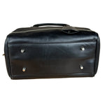 Prada Vintage Black Leather Mini Boston Bag