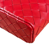 Bottega Veneta Red Intrecciato Leather Crossbody Bag