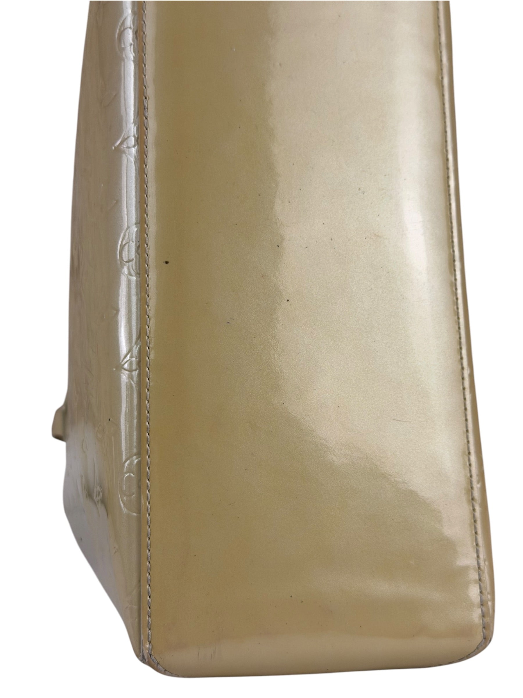 Louis Vuitton Yellow Vernis Wilshire Tote MM