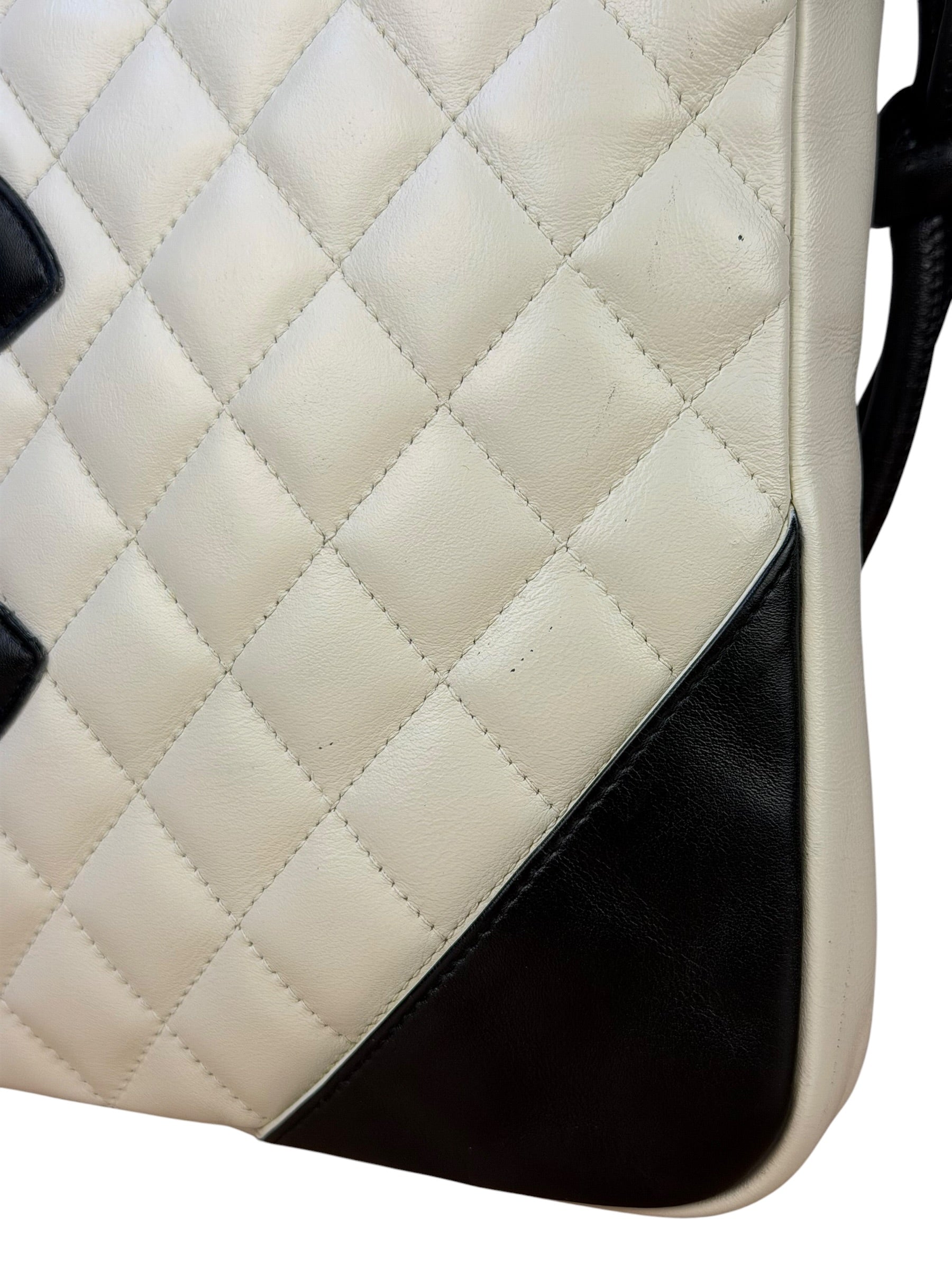 Chanel Vintage Leather Cambon Ligne Crossbody/Shoulder Bag-2008