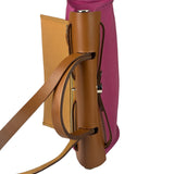 Hermes Pink/Brown Leather Trim Herbag Zip 31 Two-Way Bag