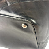 Chanel Black Quilted Leather CC Cambon Ligne Tote 2000s