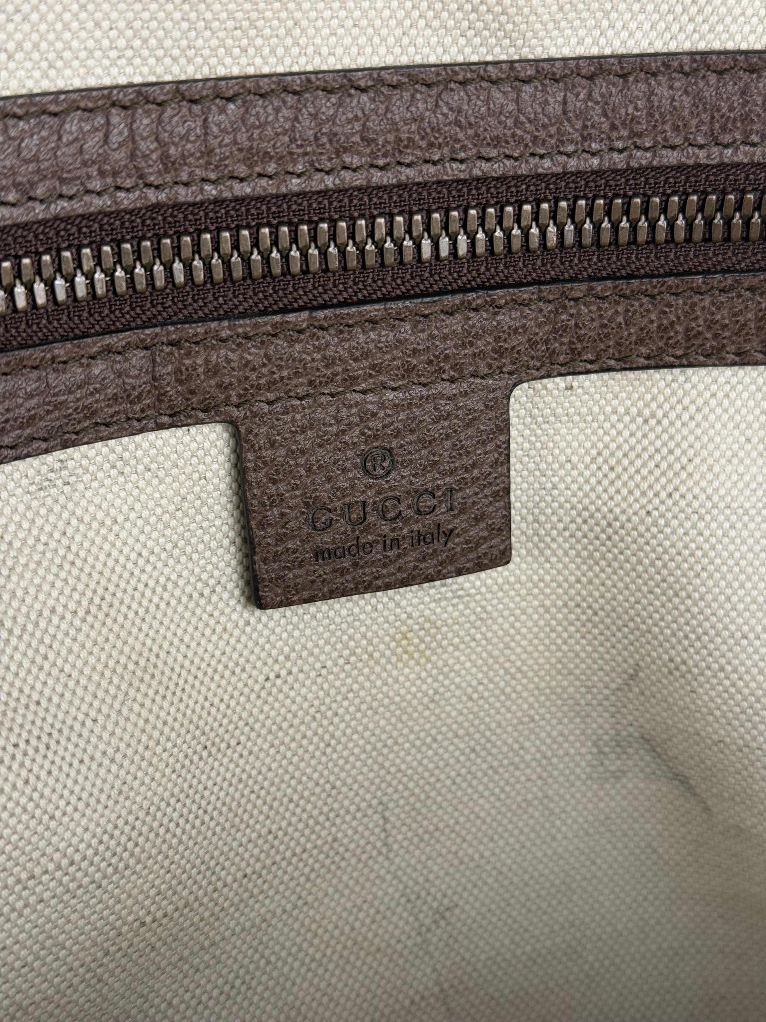 Gucci GG Ophidia Backpack Coated Canvas Small